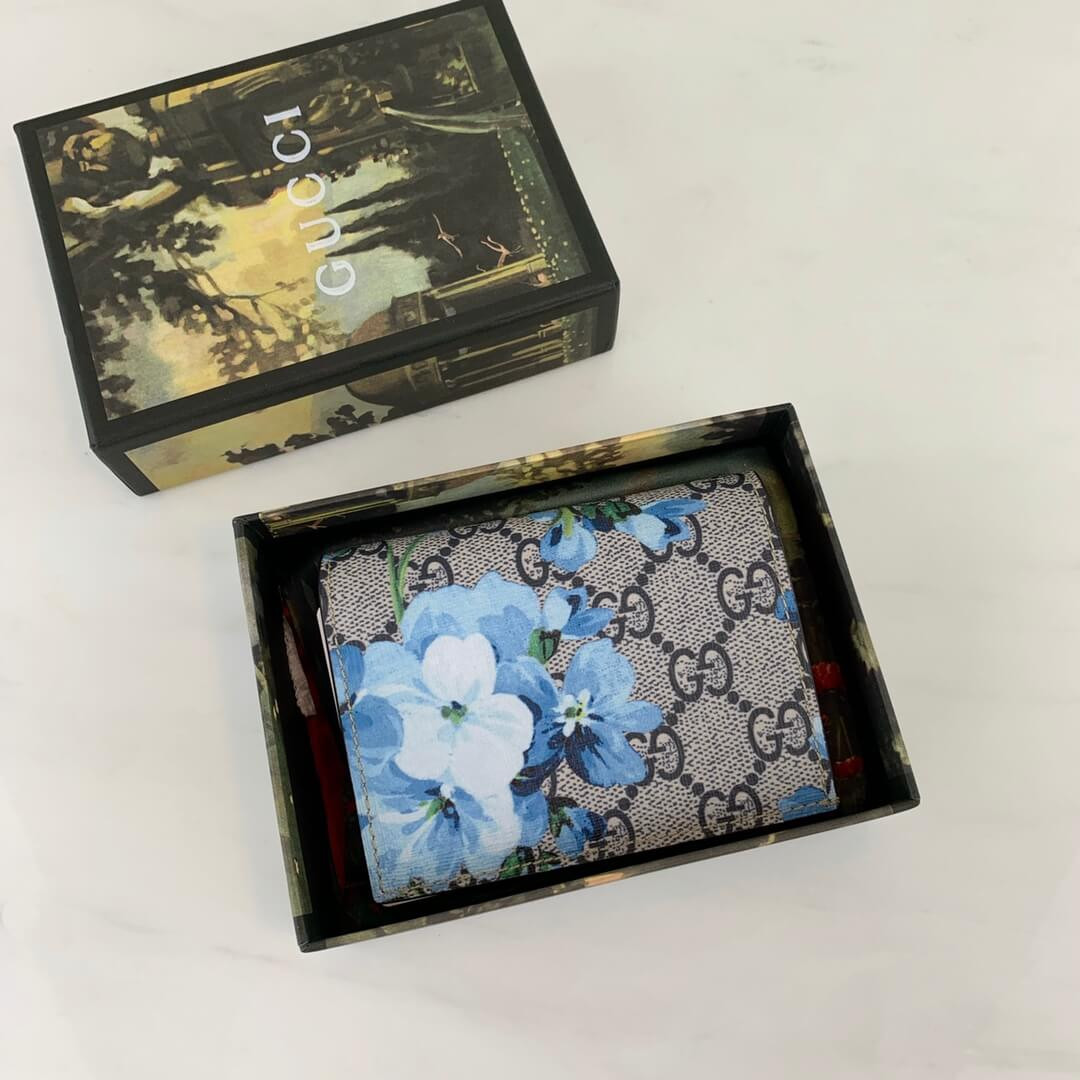 Gucci GG Blooms Card Case Wallet 453176