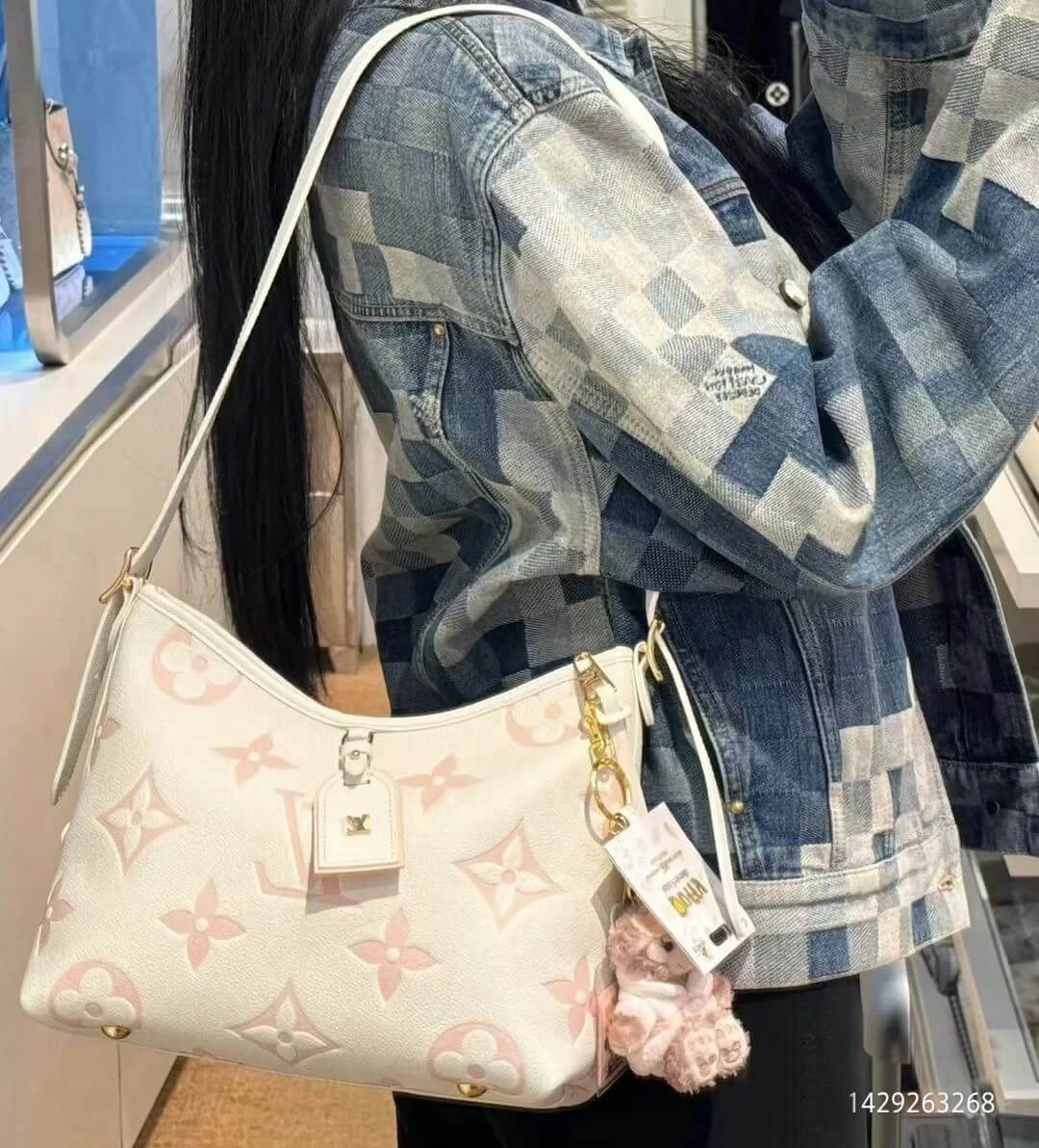 Louis Vuitton CarryAll PM M24141 Latte/Chamallow