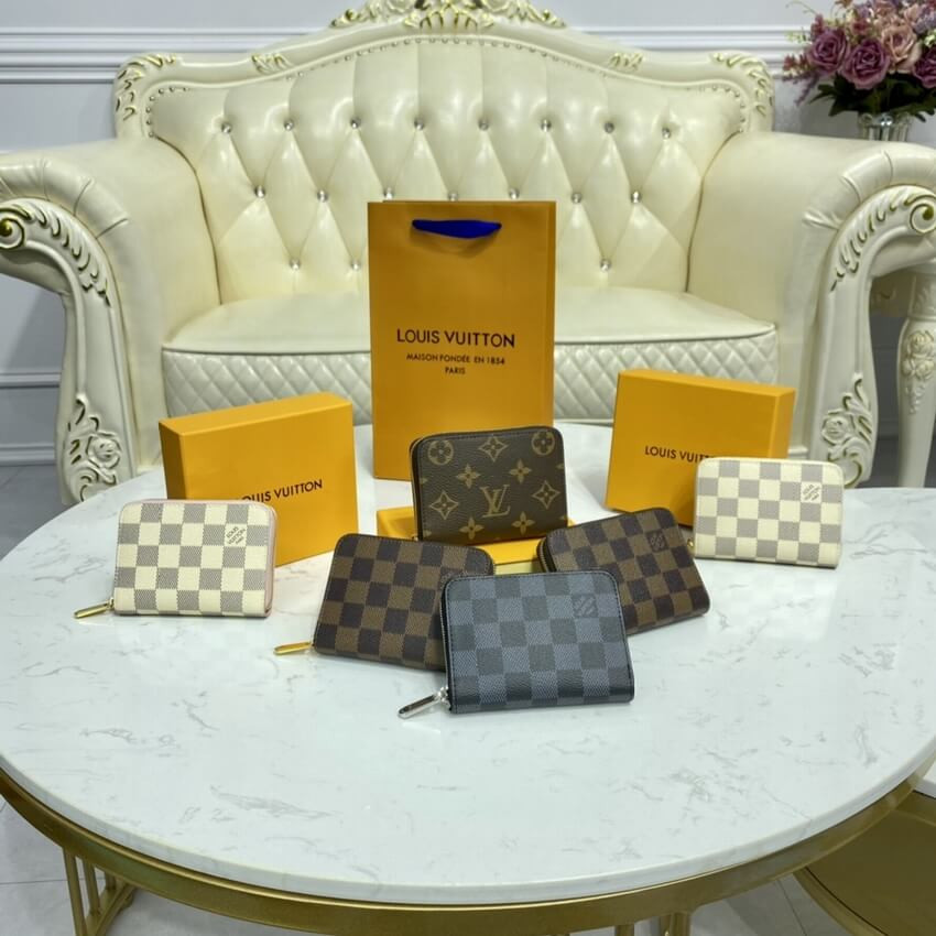 Louis Vuitton Damier Azur Zippy Coin Purse N60229