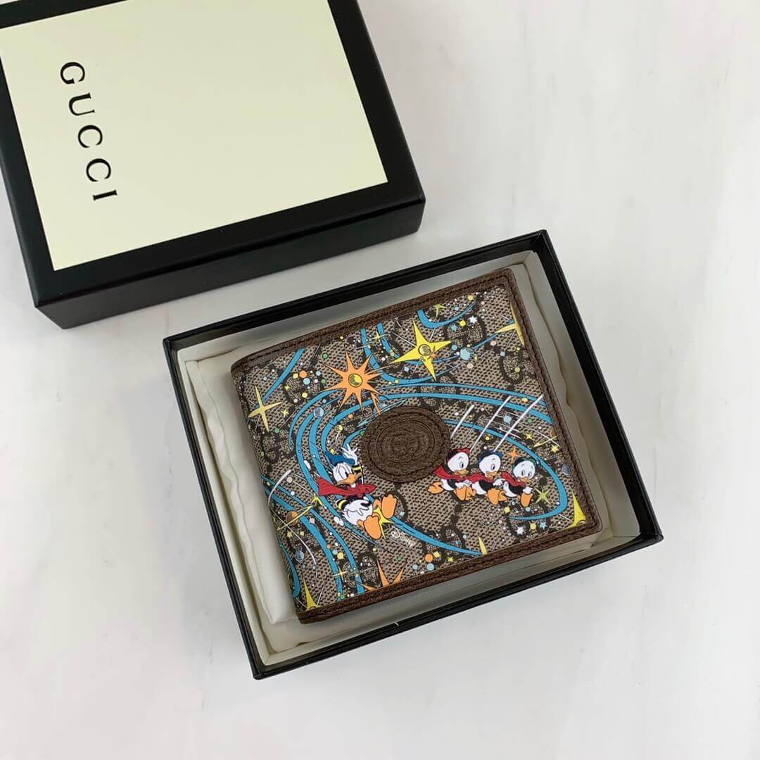 Disney x Gucci Donald Duck Billfold Wallet 647937