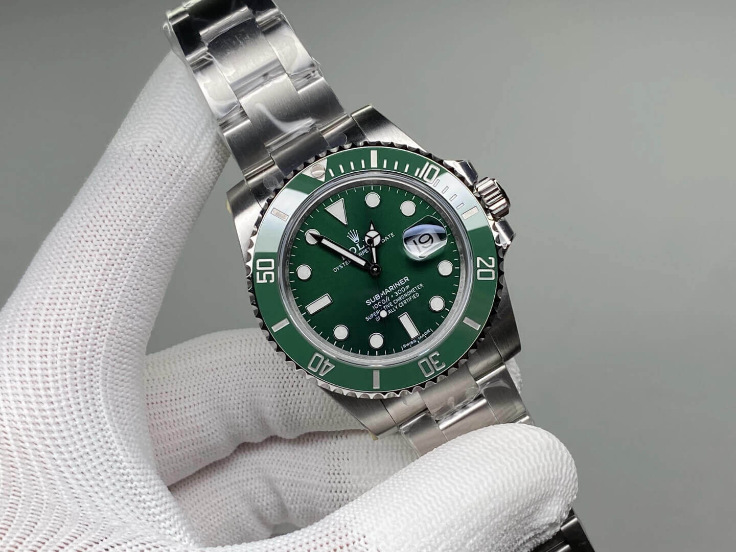 Rolex Submariner Date Watch Green M1166