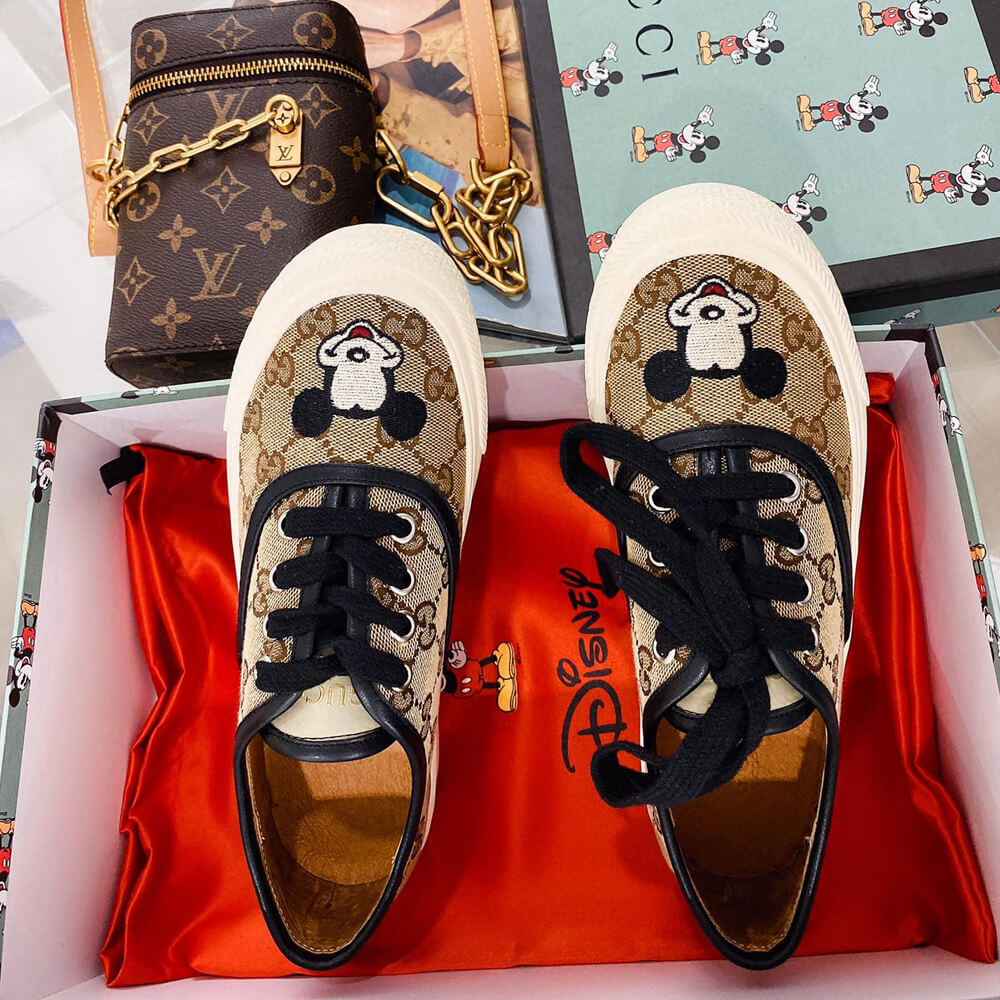 Gucci GG Disney x Gucci Sneaker 875604 Black