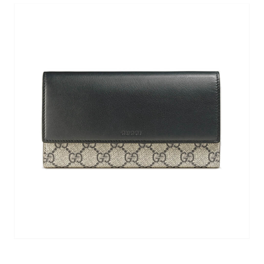 Gucci GG Supreme Continental Wallet 410100