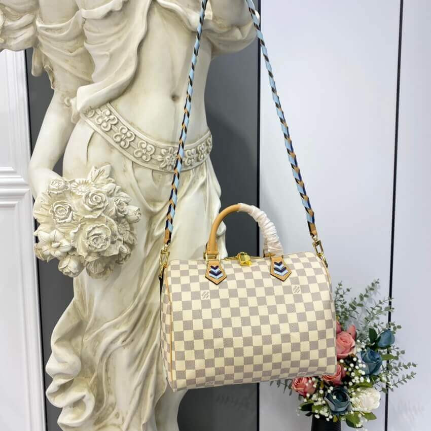 Louis Vuitton Damier Azur Speedy Bandouliere 30 N50054