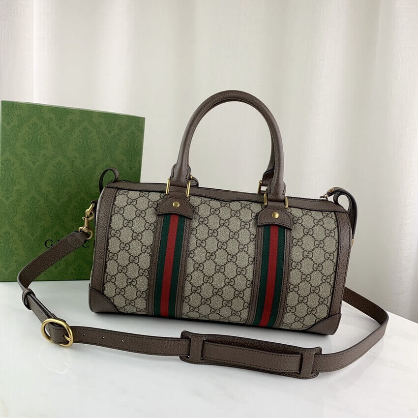 Gucci GG Small Duffel Bag With Web 645017
