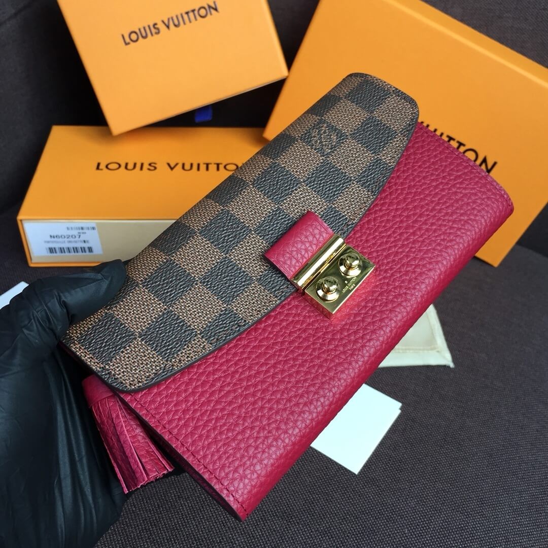 Louis Vuitton Damier Ebene Croisette Wallet N60207