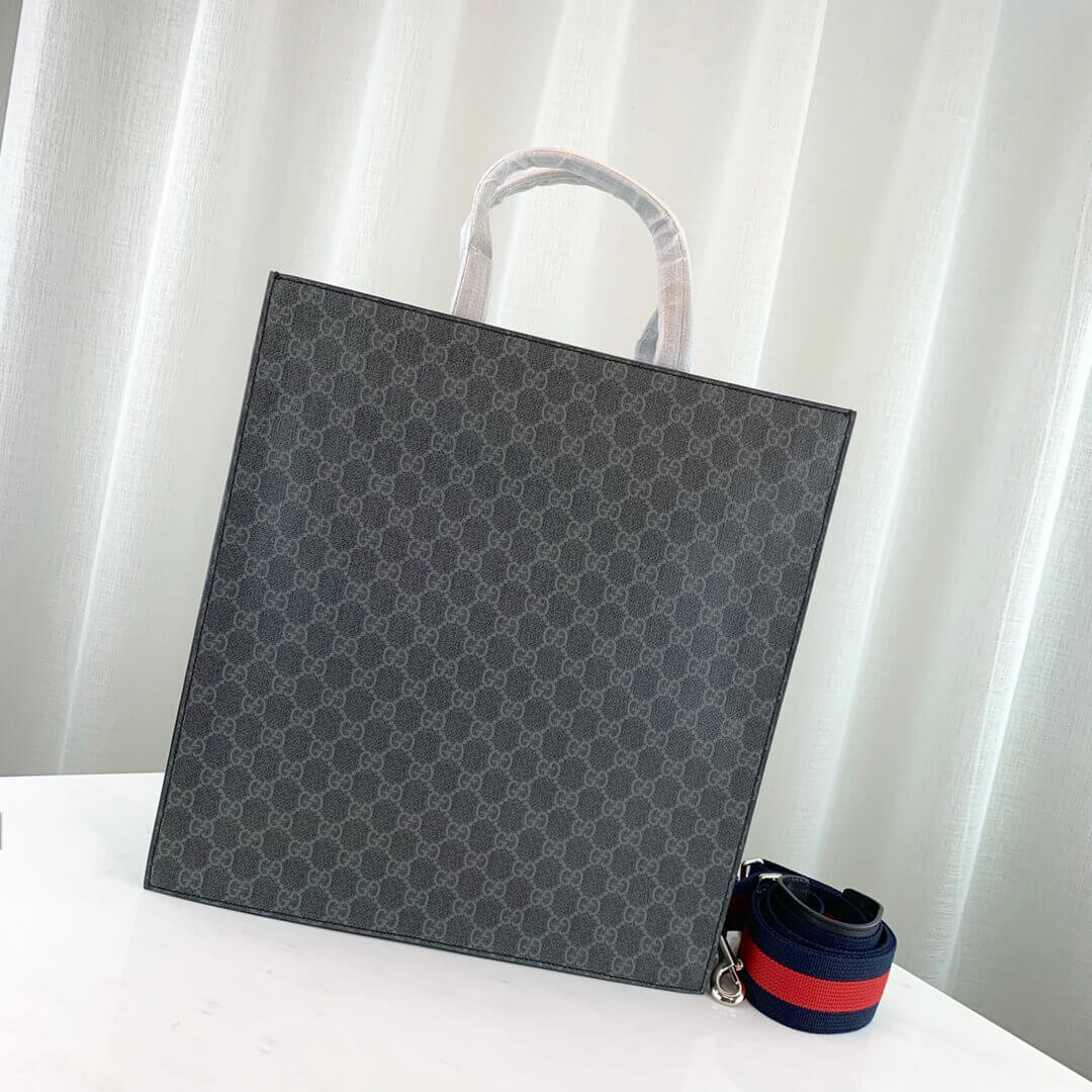 Gucci GG Supreme Tote Tiger And Snake 495559
