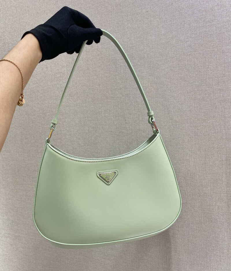 Prada Cleo Brushed Leather Shoulder Bag 1BC499