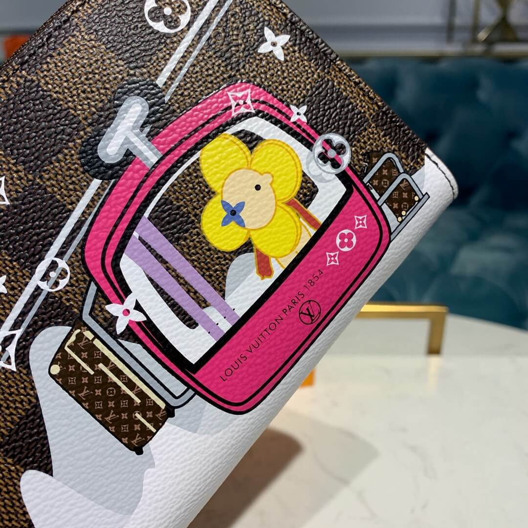 Louis Vuitton Courchevel Zippy Wallet N60257