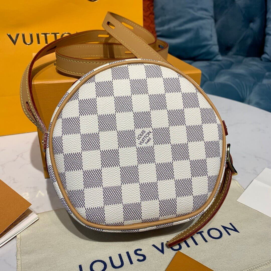 Louis Vuitton Damier Azur Boite Chapeau Souple PM N40333