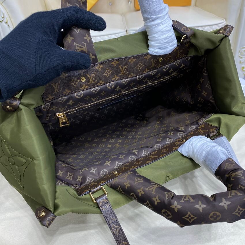 Louis Vuitton Econyl Onthego GM M59008 Khaki