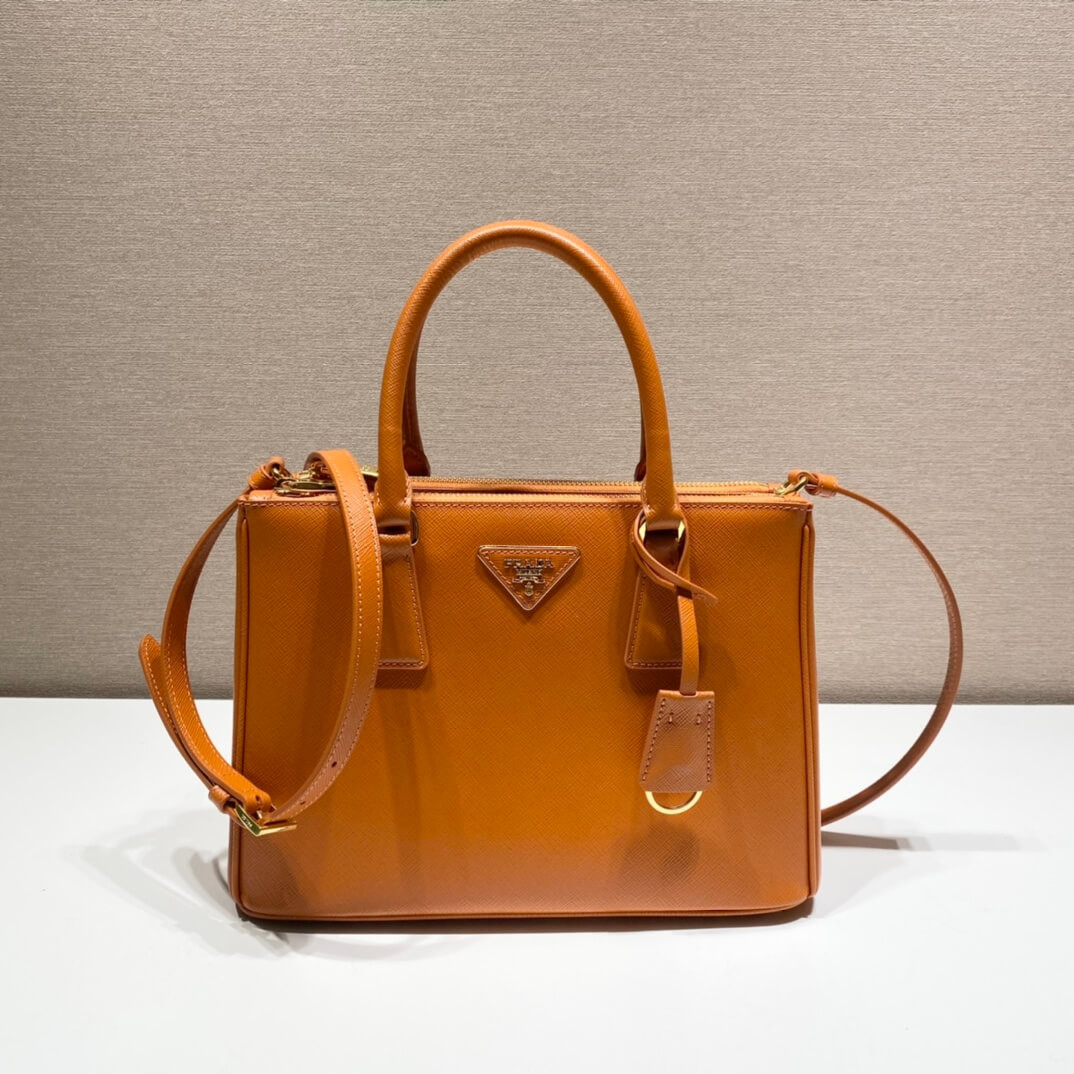 Prada Galleria Nude Medium Saffiano Leather Bag 1BA863
