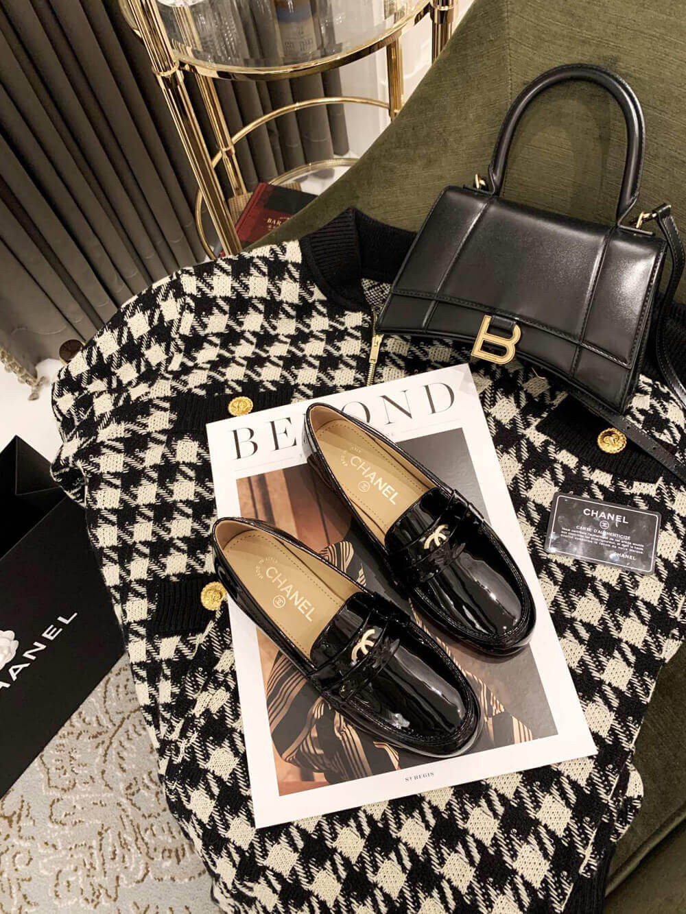 Chanel Patent Leather Loafers G35631