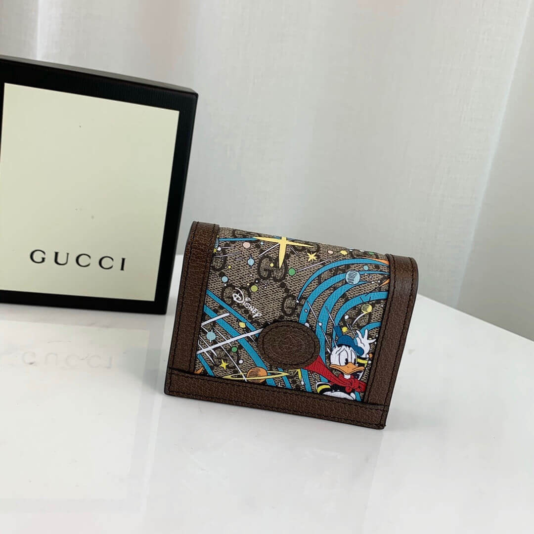 Disney x Gucci Donald Duck Card Case Wallet 648121