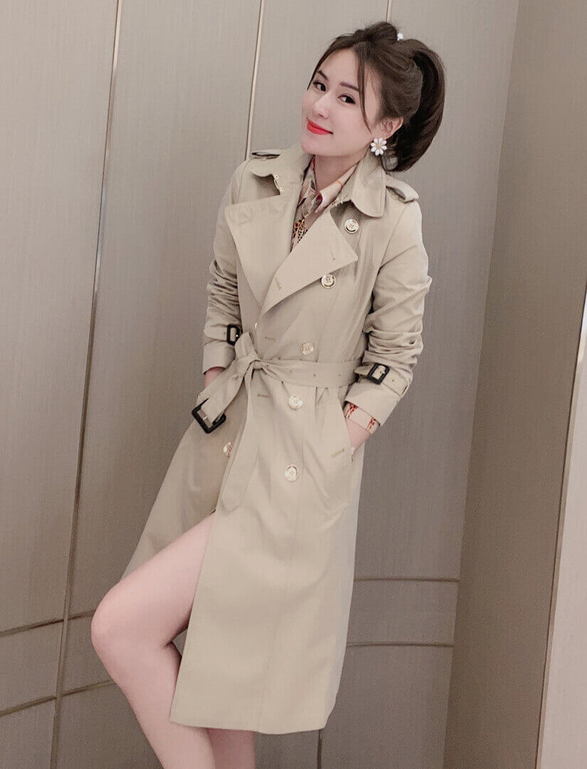 Burberry Chelsea Midi Trench Coat 202481