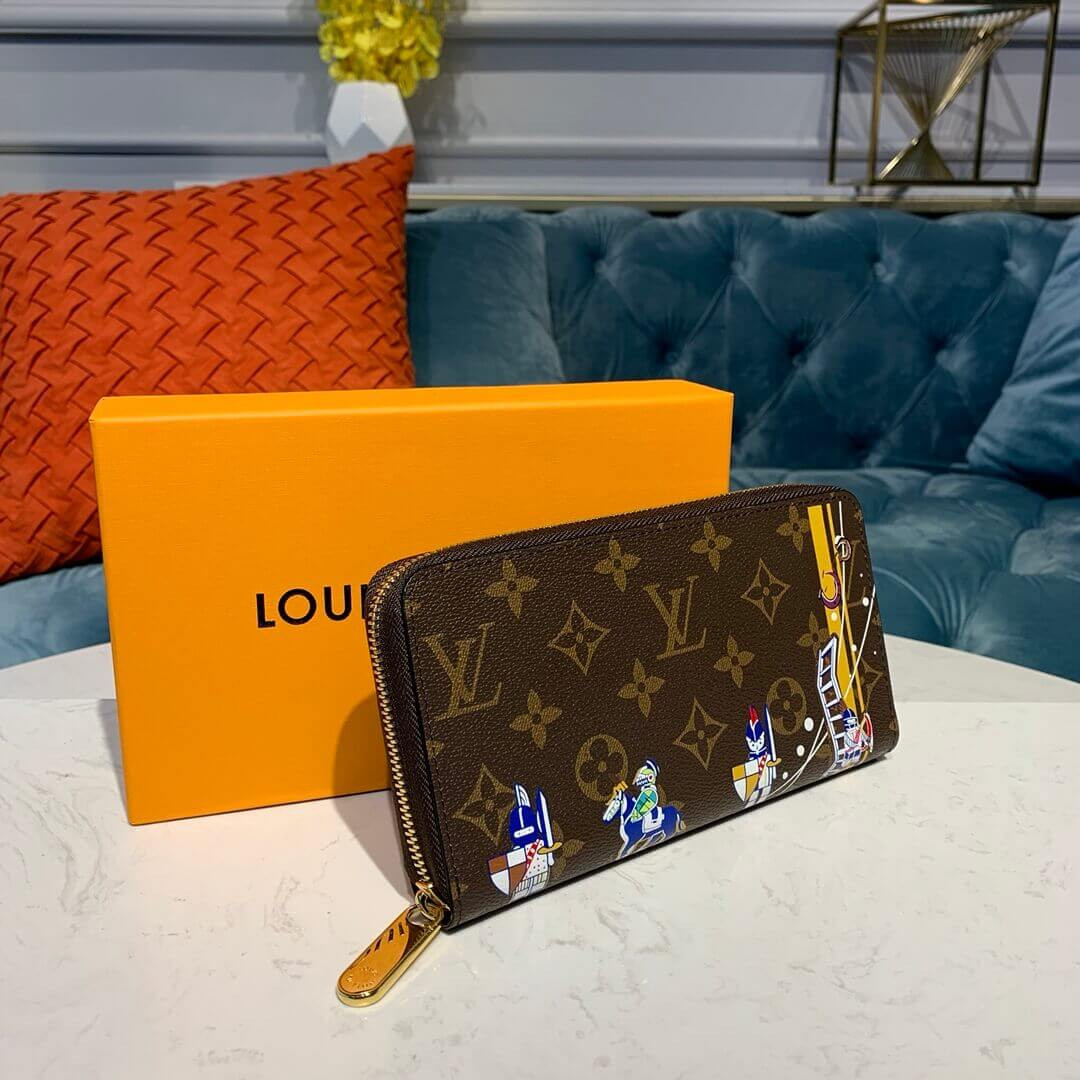 Louis Vuitton Troy Print Zippy Wallet M60017
