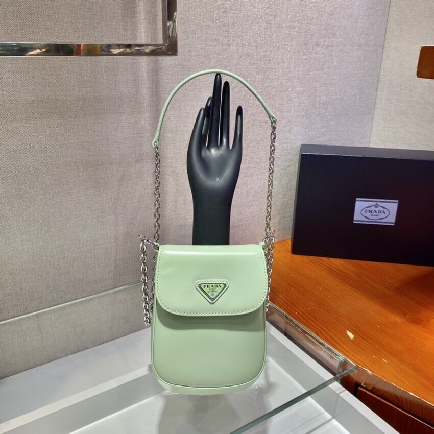 Prada Brushed Leather Mini-Bag 1BH185