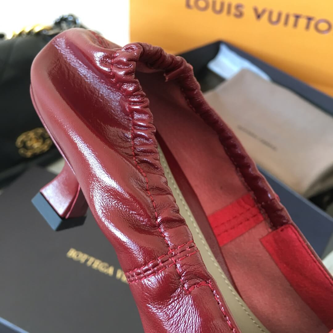 Bottega Veneta Madame Nappa Leather Pumps 608881