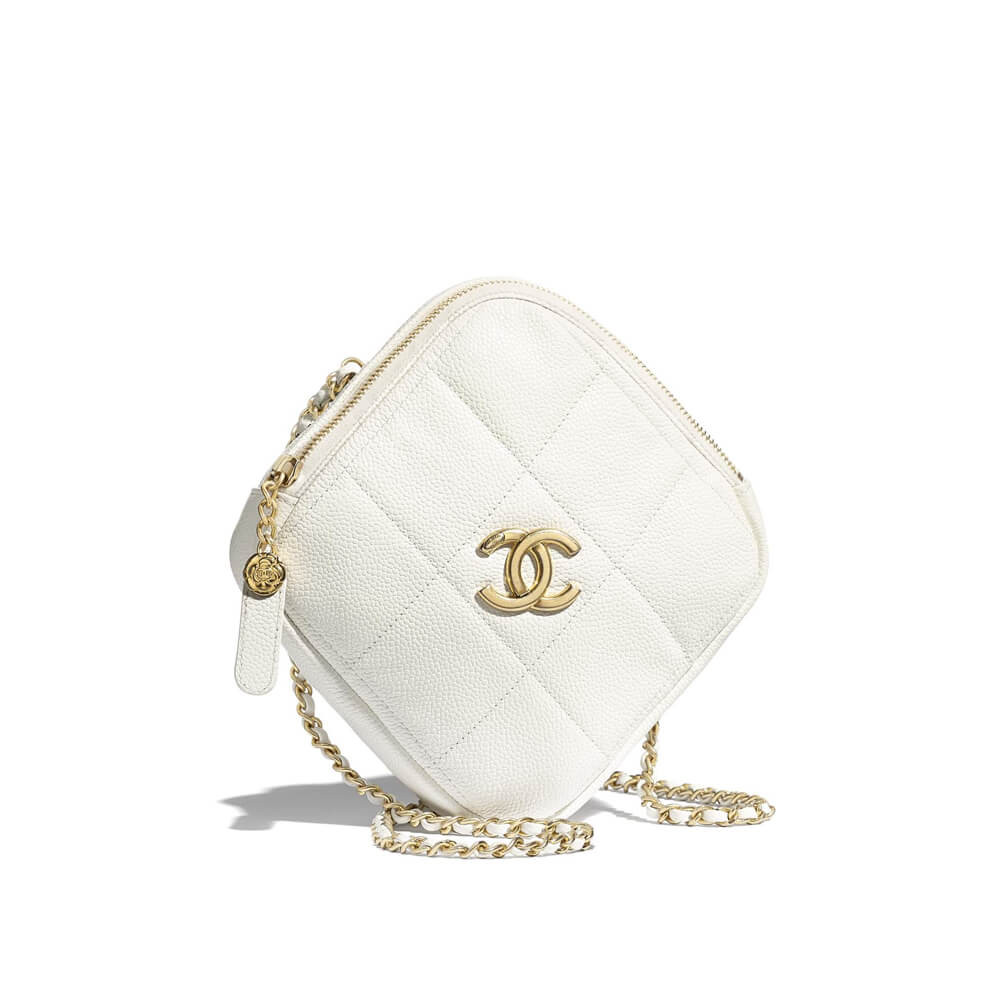 Chanel Small Diamond Bag AS2201 in Grained Calfskin