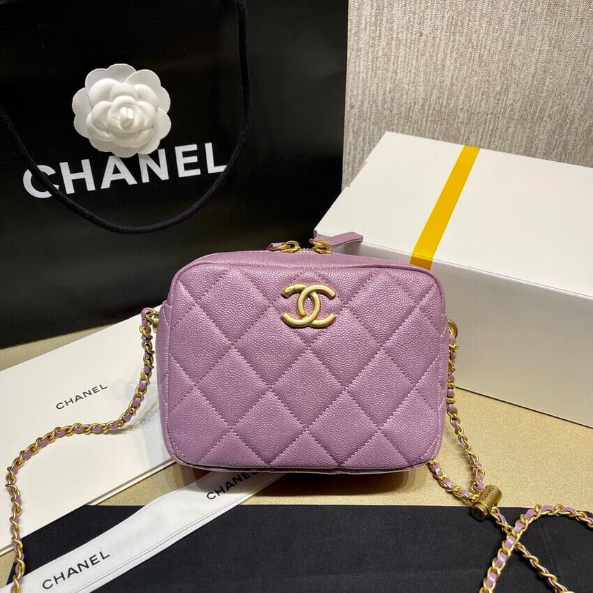 Chanel Grained Calfskin Camera Bag AS2856