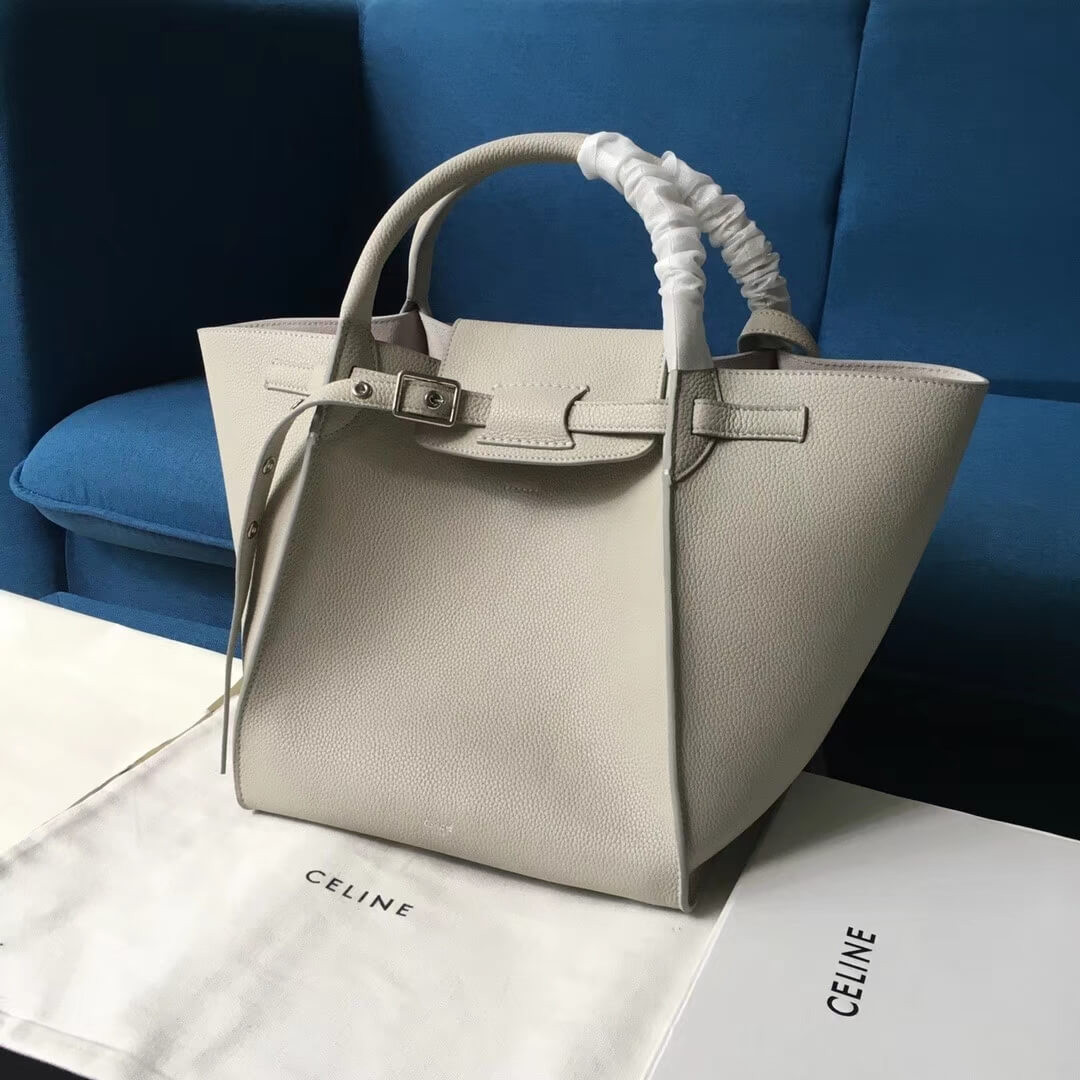 Celine Small Big Bag With Long Strap In Supple Grained Calfskin 189313