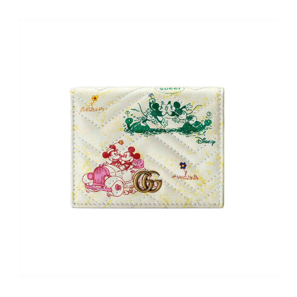 Disney x Gucci GG Marmont Card Case Wallet 616768