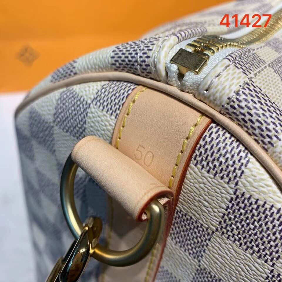Louis Vuitton Damier Azur Keepall Bandouliere 50 N41427