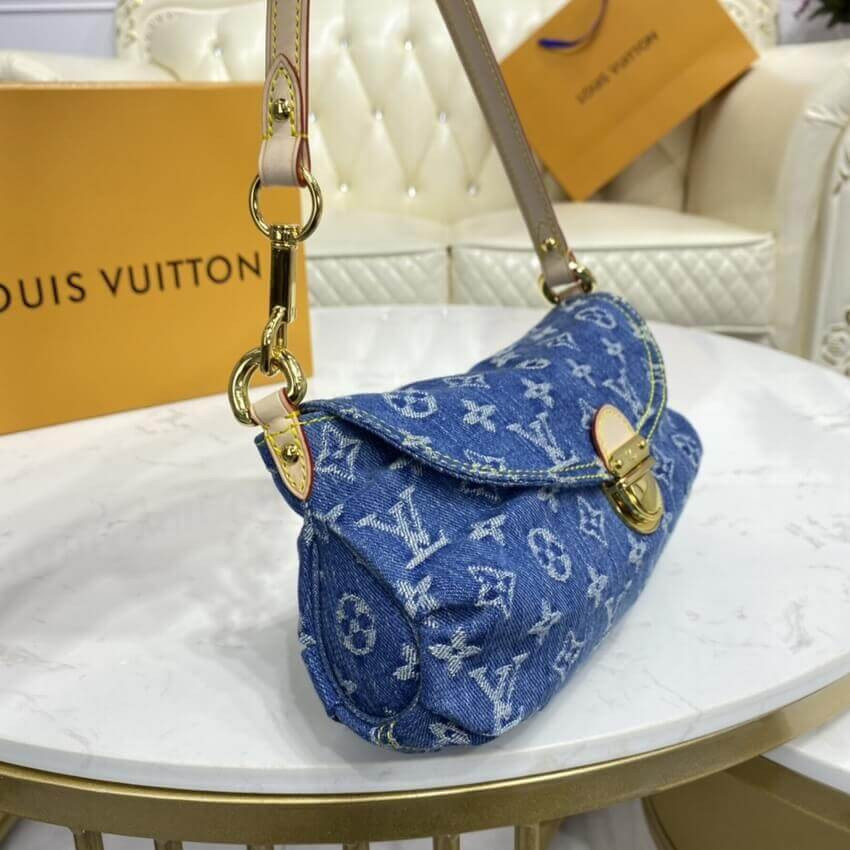 Louis Vuitton Monogram Denim Mini Pleaty M95050