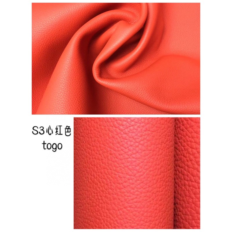 Hermes makes exclusive leather Togo calfskin: red line
