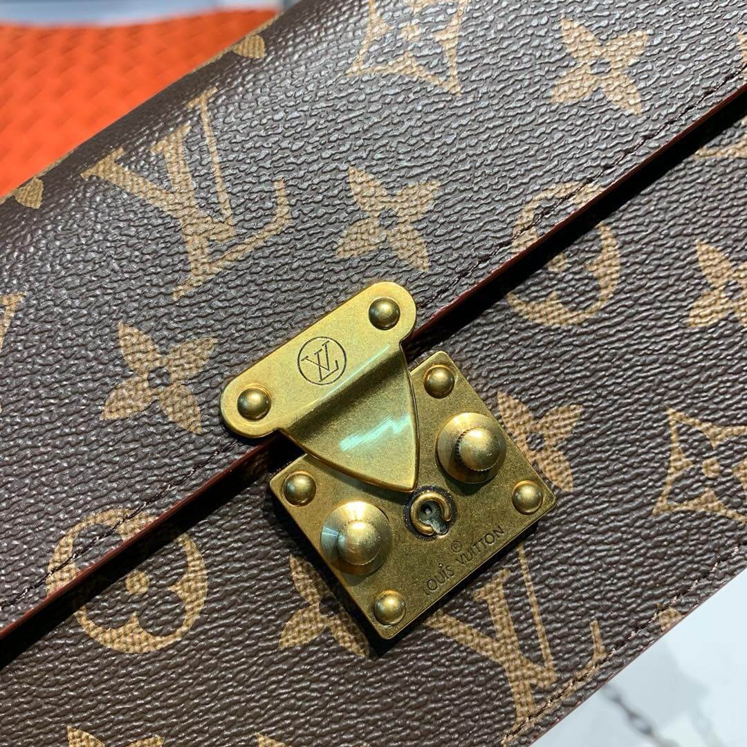 Louis Vuitton Monogram Canvas S Lock Belt Pouch PM M44667
