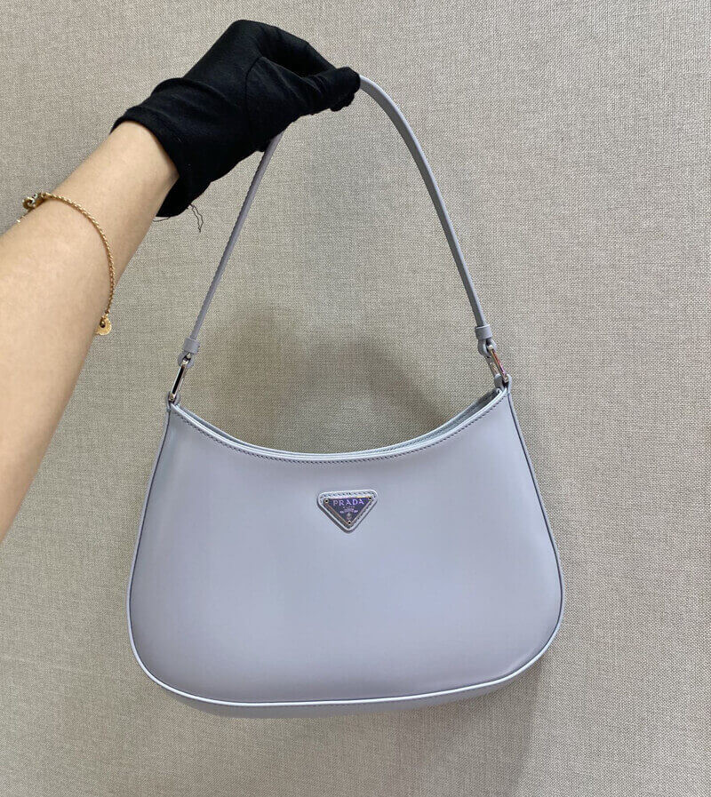 Prada Cleo Brushed Leather Shoulder Bag 1BC499