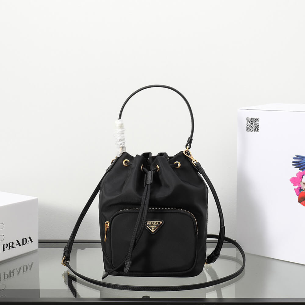 Prada Nylon Duet Shoulder Bag 1BH038