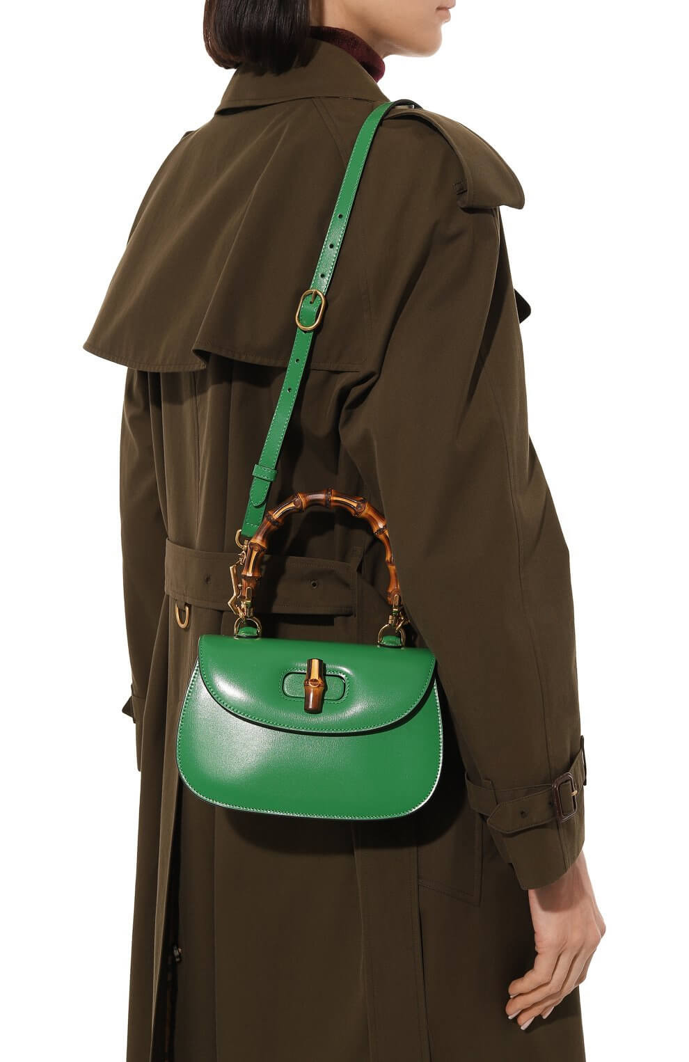 Gucci Small Top Handle Bag with Bamboo 675797