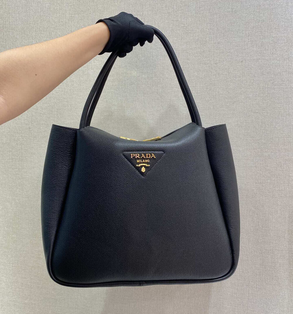 Prada Deerskin Leather Tote Bag 1BC142