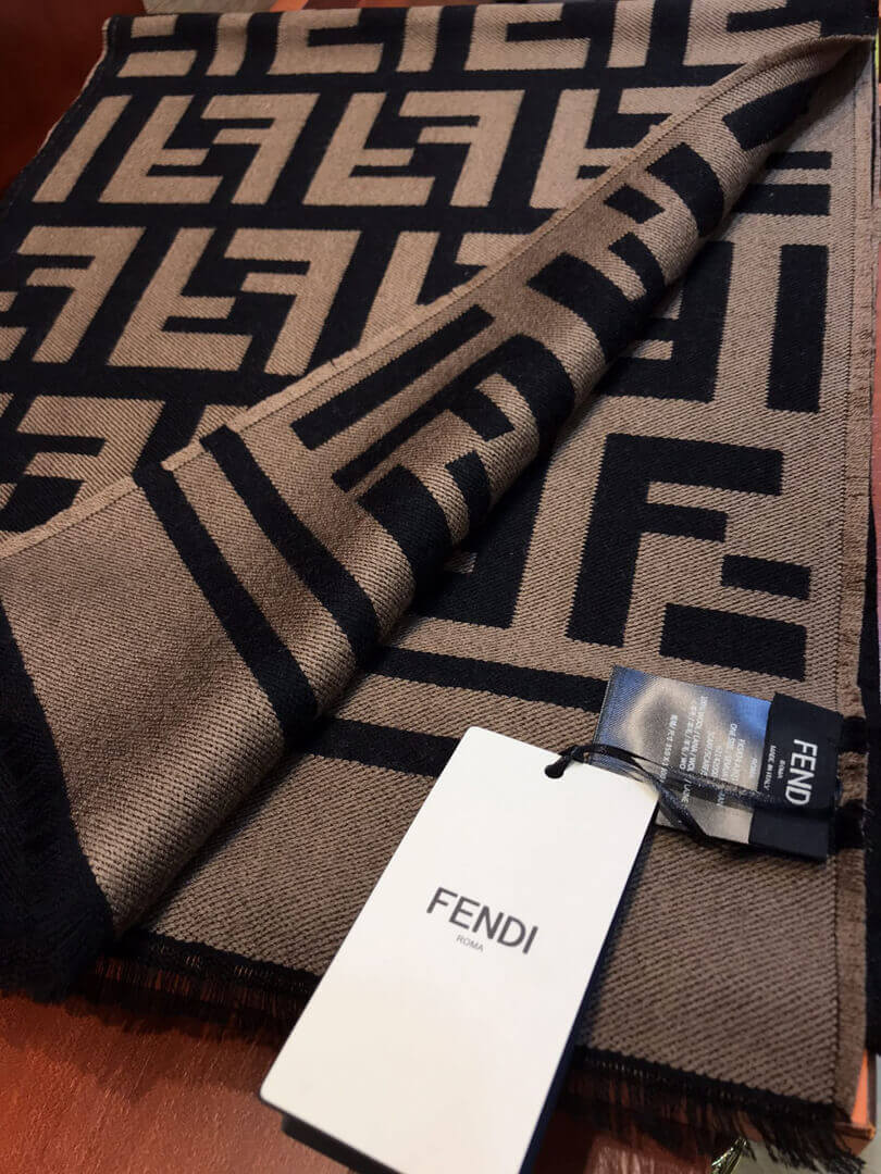 Fendi Cashmere FF Scarf 259A