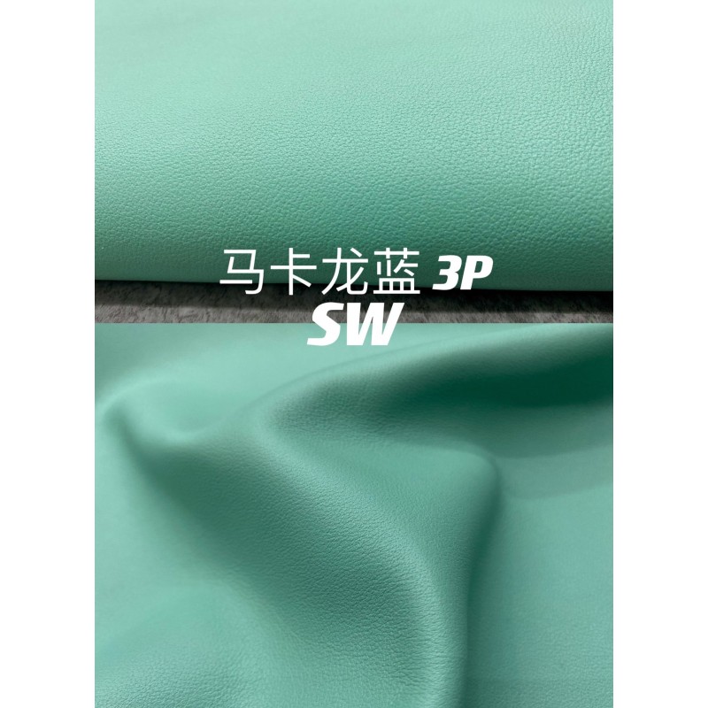 Hermes makes exclusive leather plain leather Swift leather: blue line