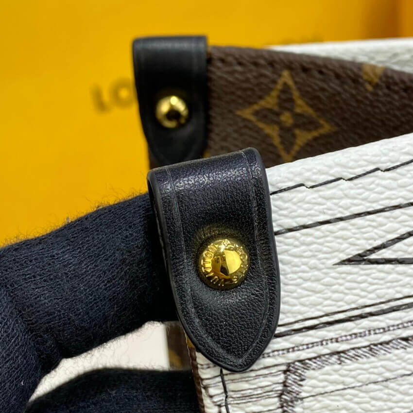 Louis Vuitton Printed Matte Calf Leather Onthego MM M59264