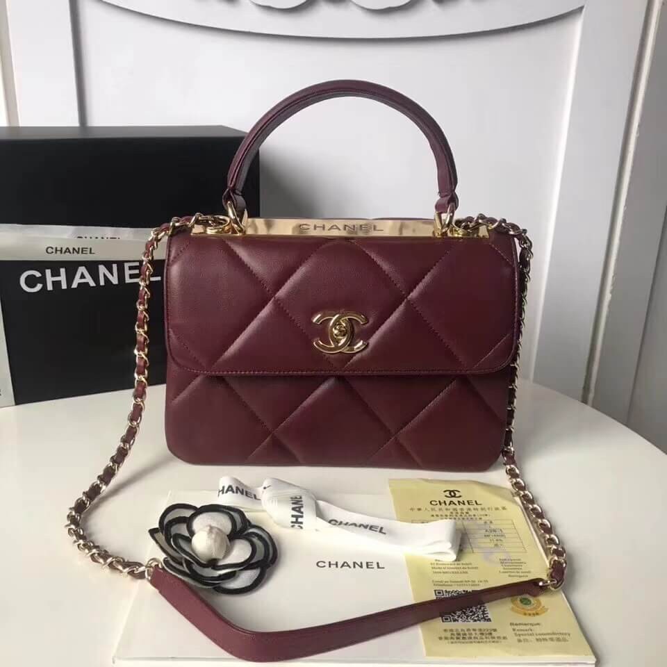 Chanel Small Flap Bag With Top Handle A92236
