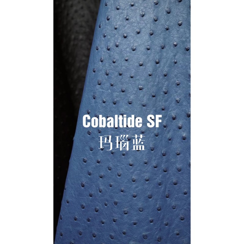 Hermes makes exclusive leather wild South African ostrich leather:R2 Agate Blue