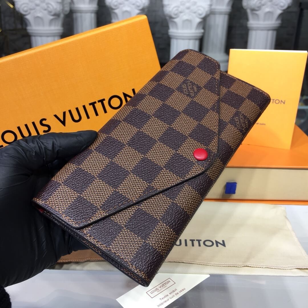 Louis Vuitton Damier Ebene Canvas Josephine Wallet N63543