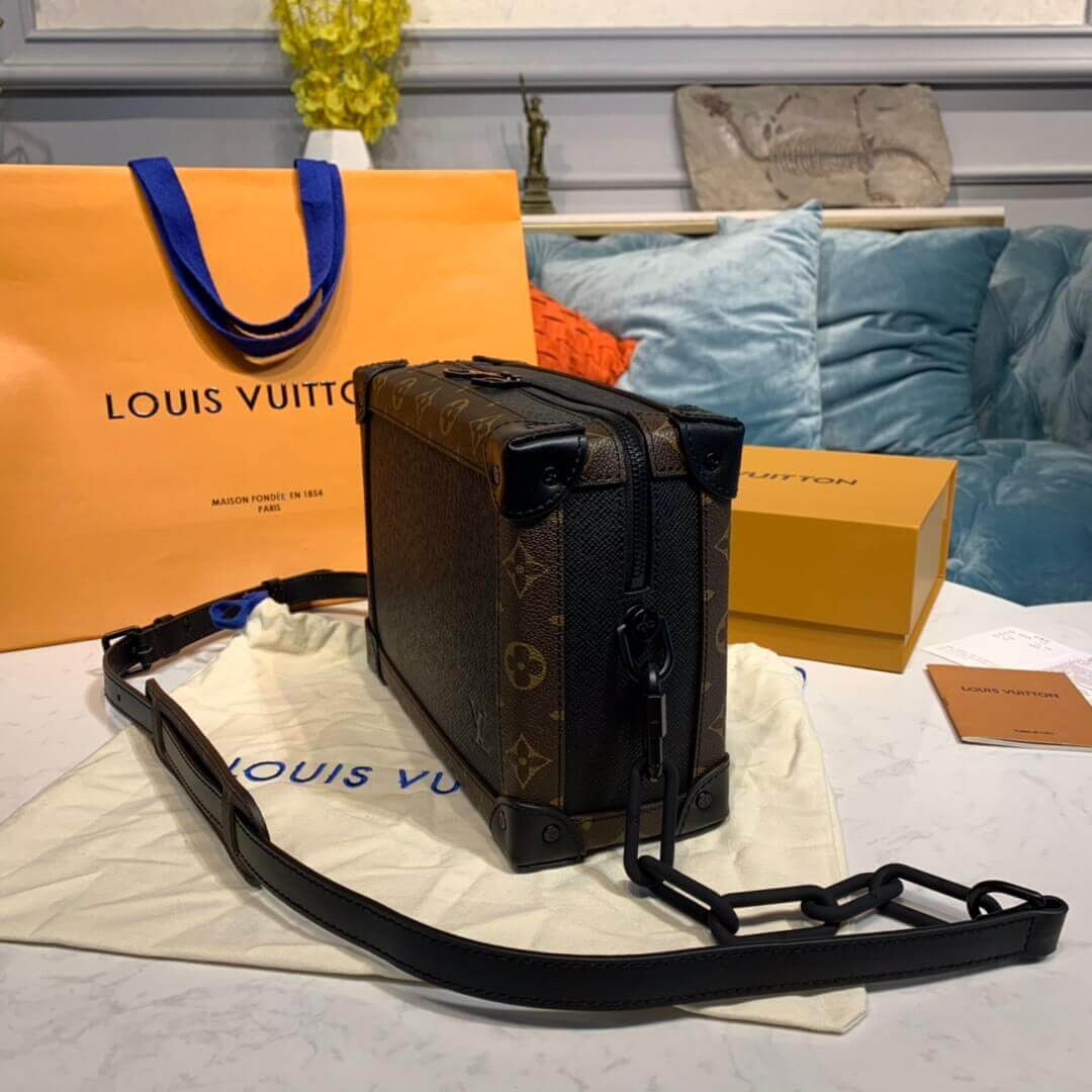 Louis Vuitton Monogram Taïga Leather Soft Trunk M53964