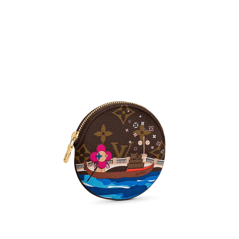 Louis Vuitton Venice Round Coin Purse M68485