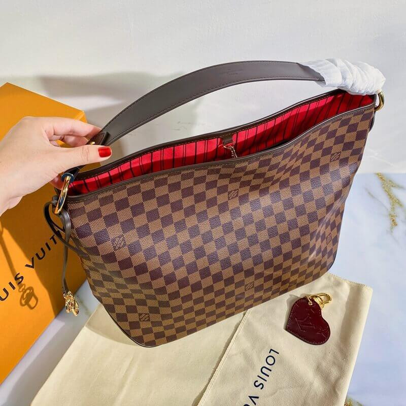 Louis Vuitton Damier Ebene Canvas Delightful MM N41460