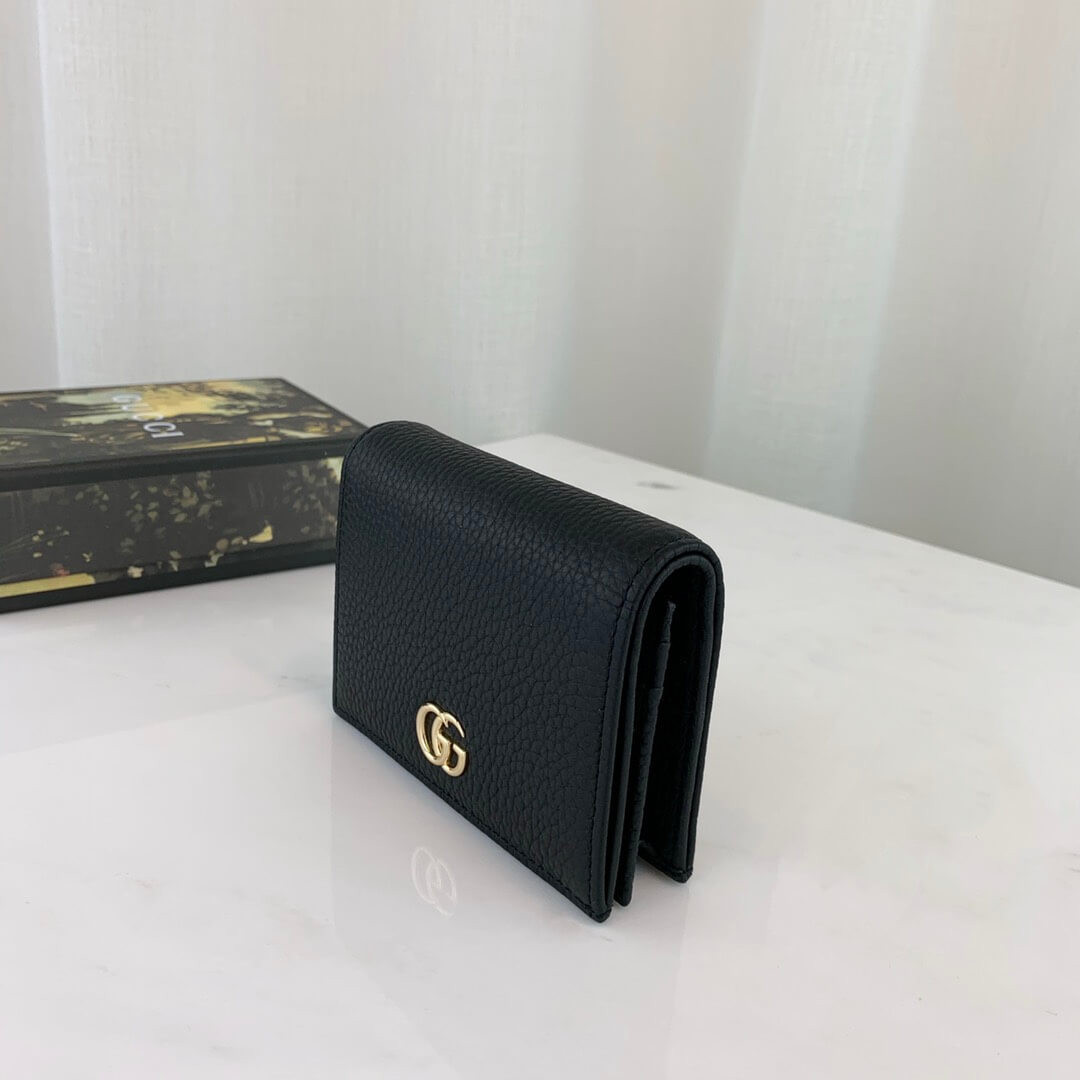 Gucci Leather Card Case Wallet 456126