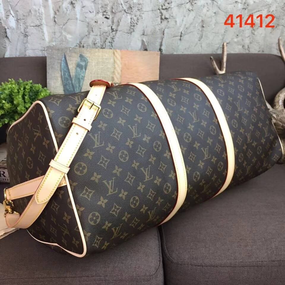 Louis Vuitton Monogram Canvas Keepall Bandouliere 55cm M41412