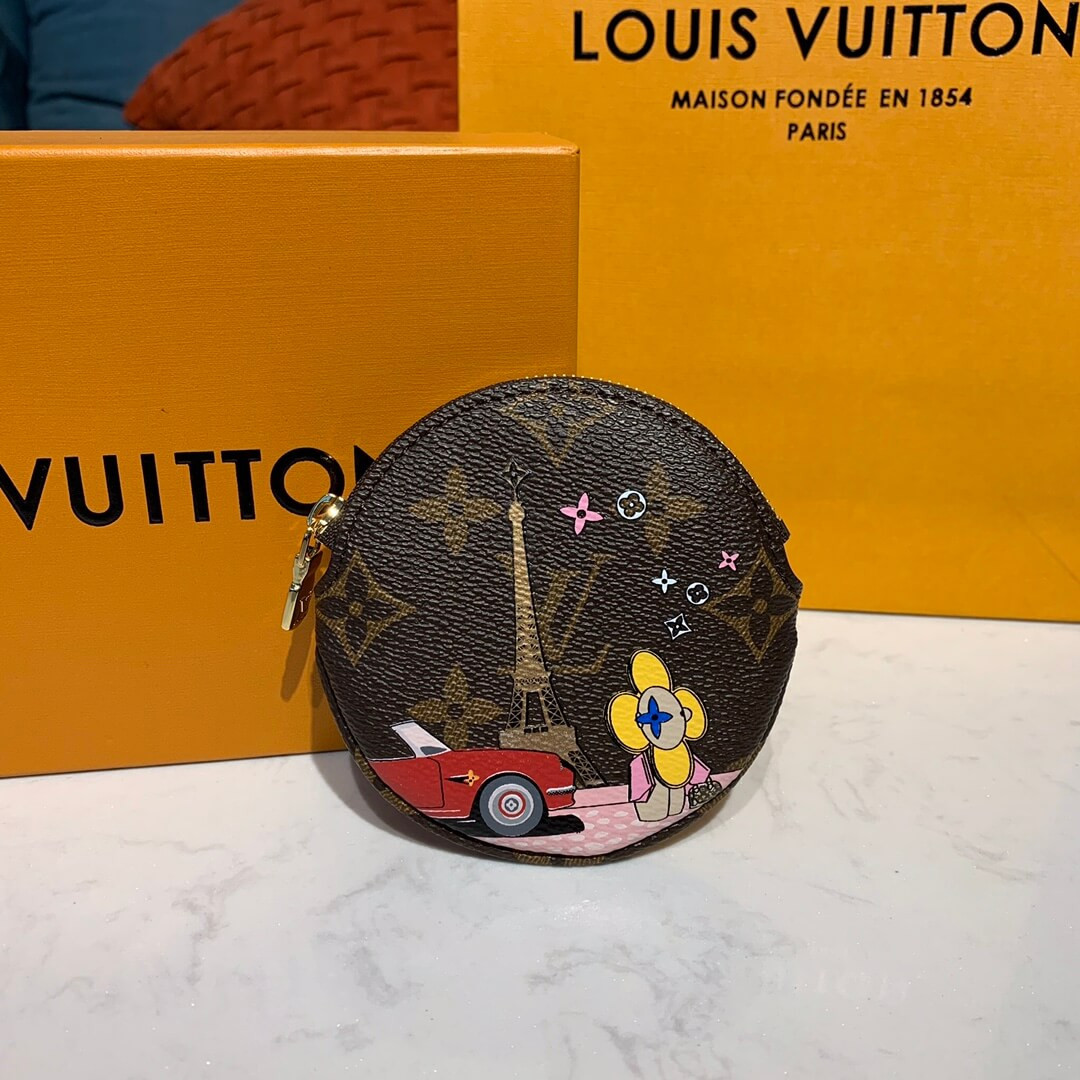 Louis Vuitton Paris Round Coin Purse M61926