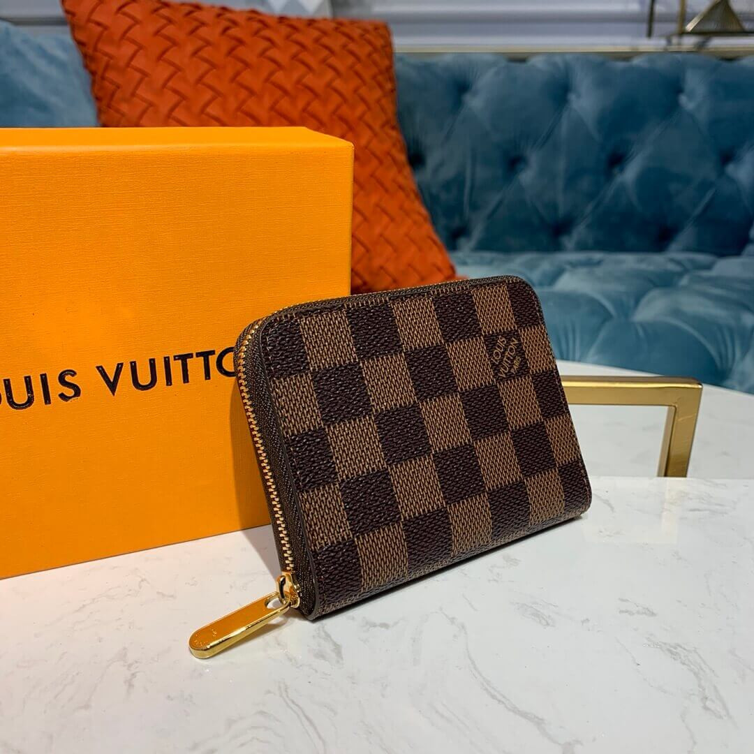 Louis Vuitton Damier Ebene Zippy Coin Purse N63070