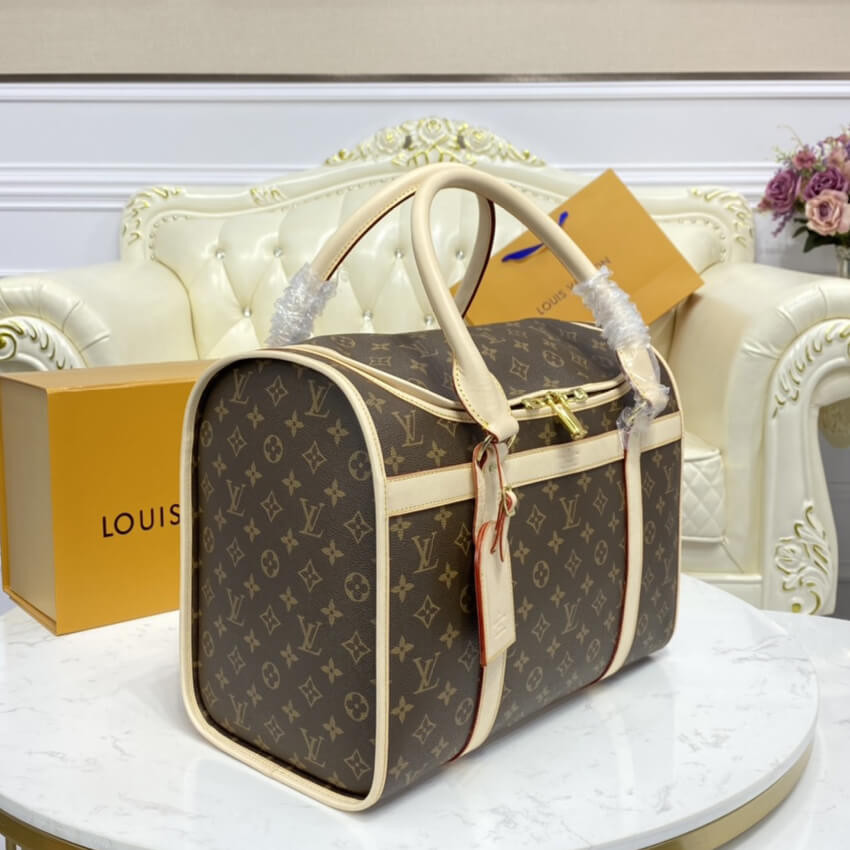 Louis Vuitton Monogram Canvas Dog Carrier 40 M42024