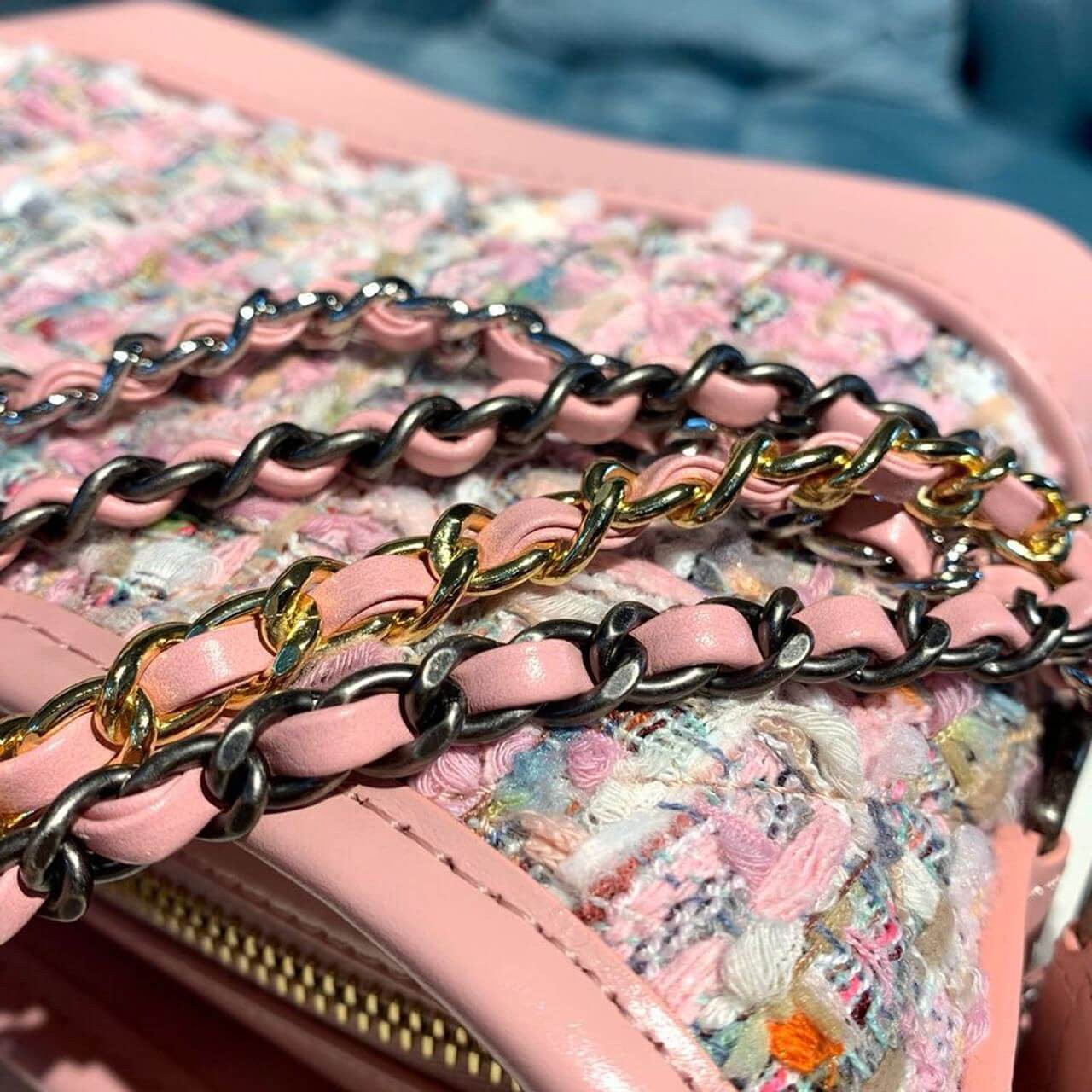 Chanel Tweed Gabrielle Small Hobo Bag A91810