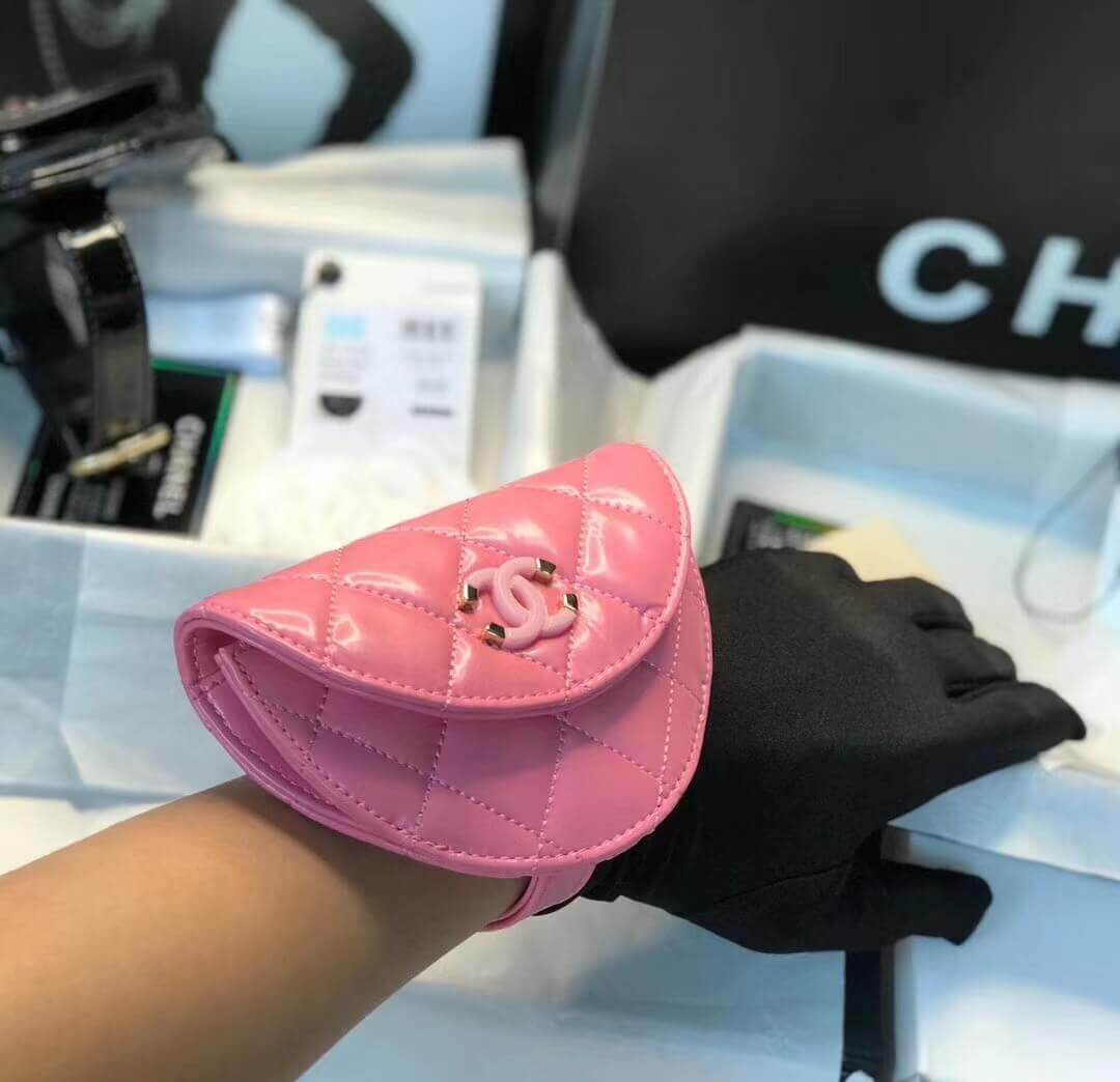 Chanel Flap Coin Purse Wristlet AP1346